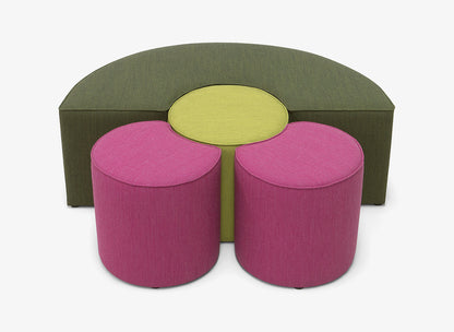 Bloom Pouf stool modular system