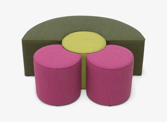 Bloom Pouf stool modular system